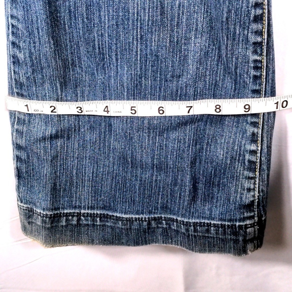 DKNY Jeans Womens 27 Bootcut Cotton Blend Blue Denim Medium Wash Y2K Vintage - Picture 9 of 9